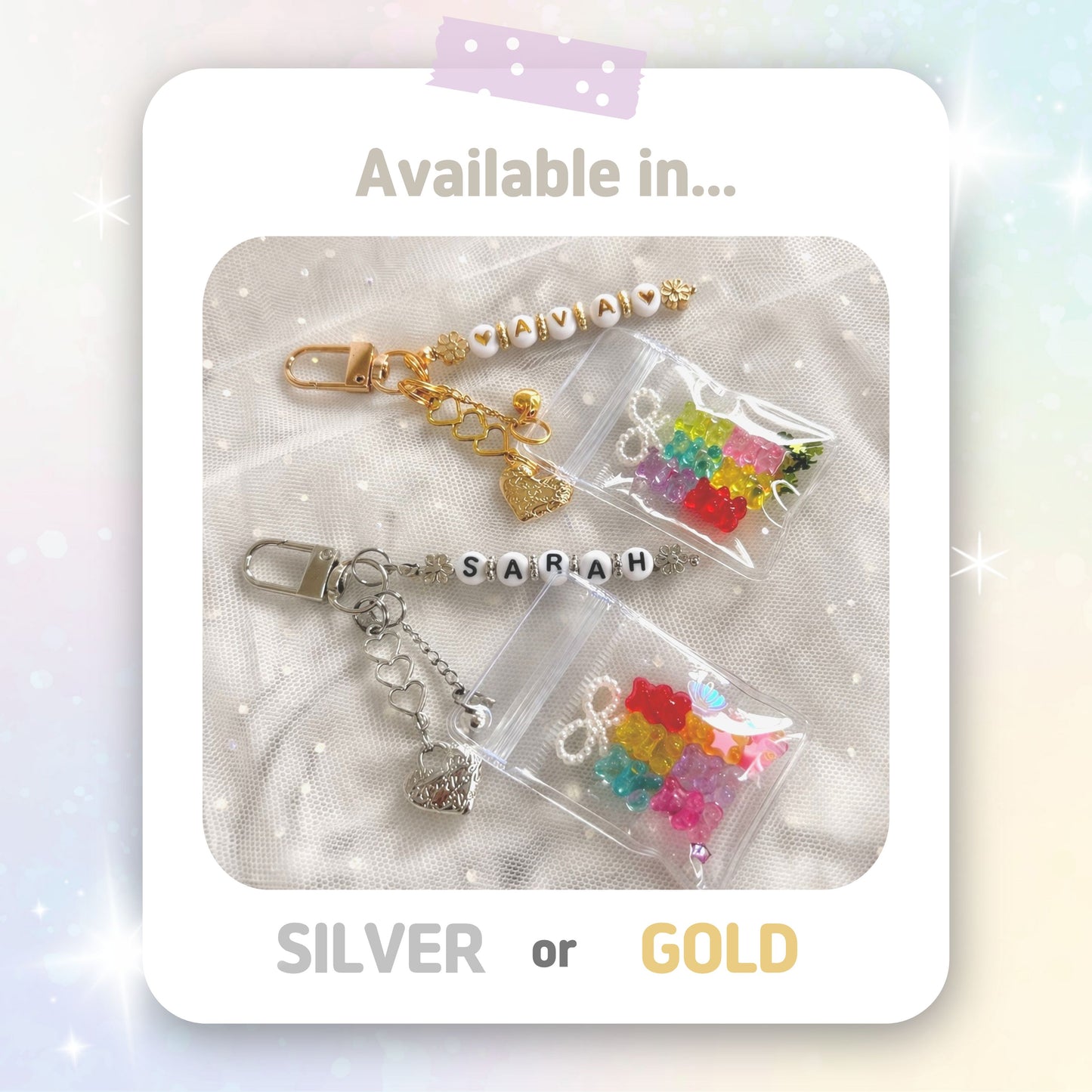 Gummy Bear Custom Keychain